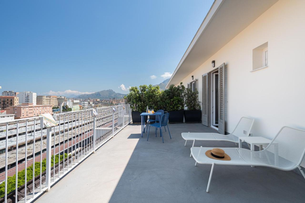 Attico 37 - Queen Room Con Terrazza Privata Palermo Exteriör bild